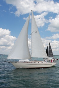 Crusing Sailboat